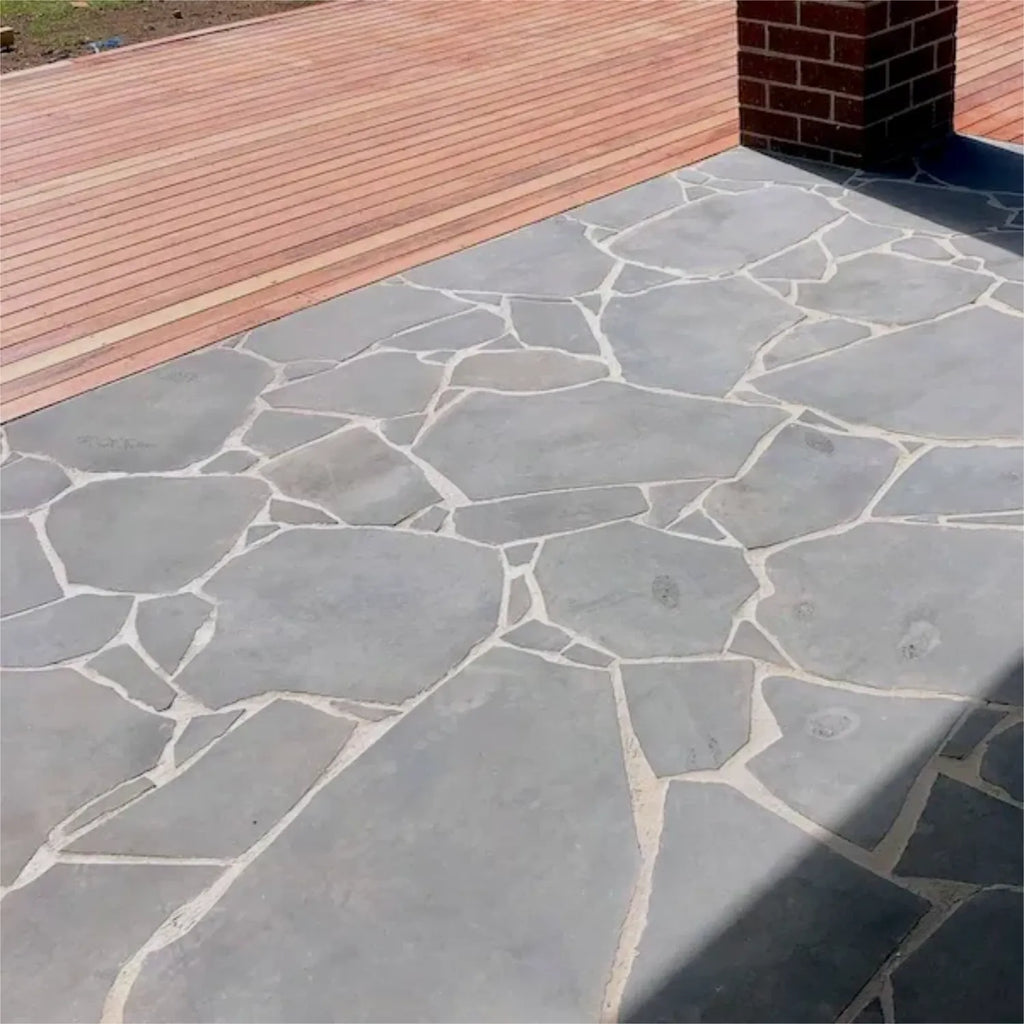 Azure Bluestone Crazy Paving Stepping Stone | Australian Landscape Supplies