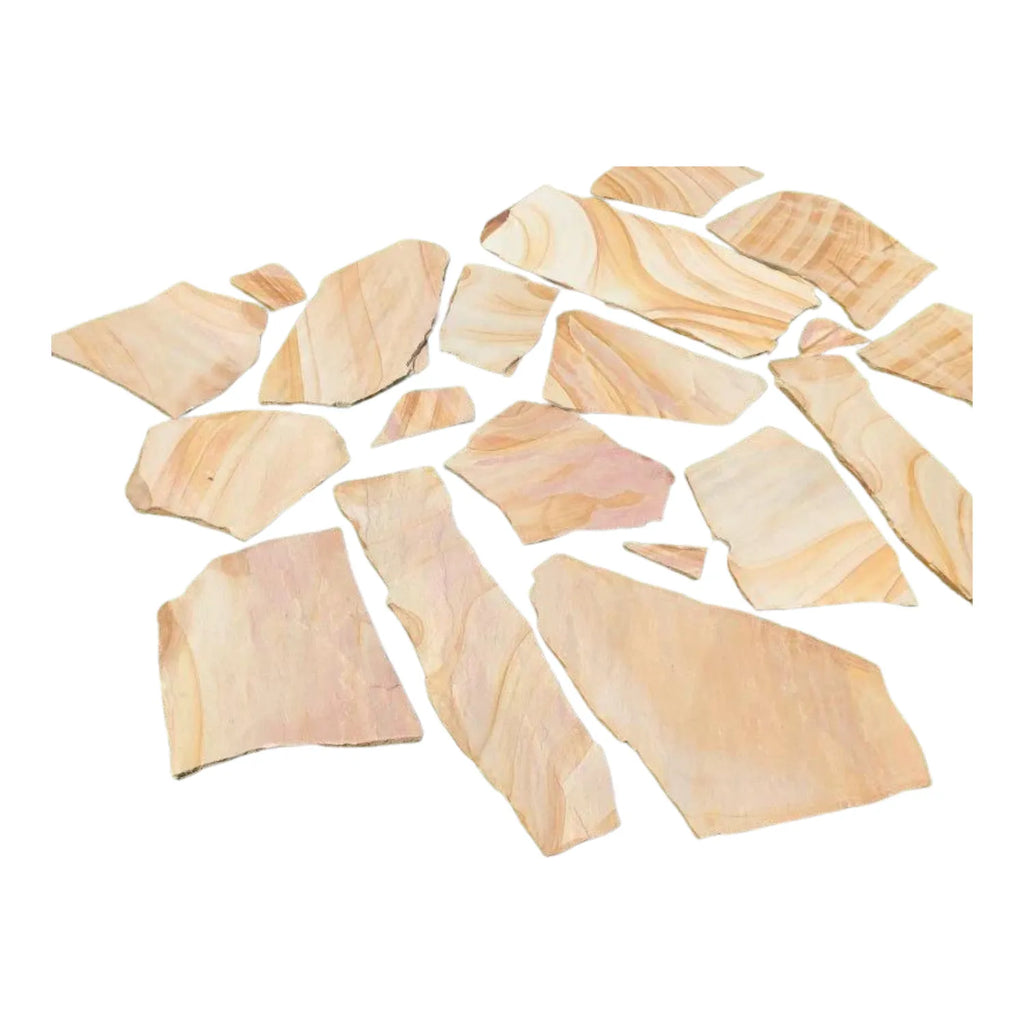 Dawn Gold Sandstone | Crazy Paving | Australian Landscape Supplies