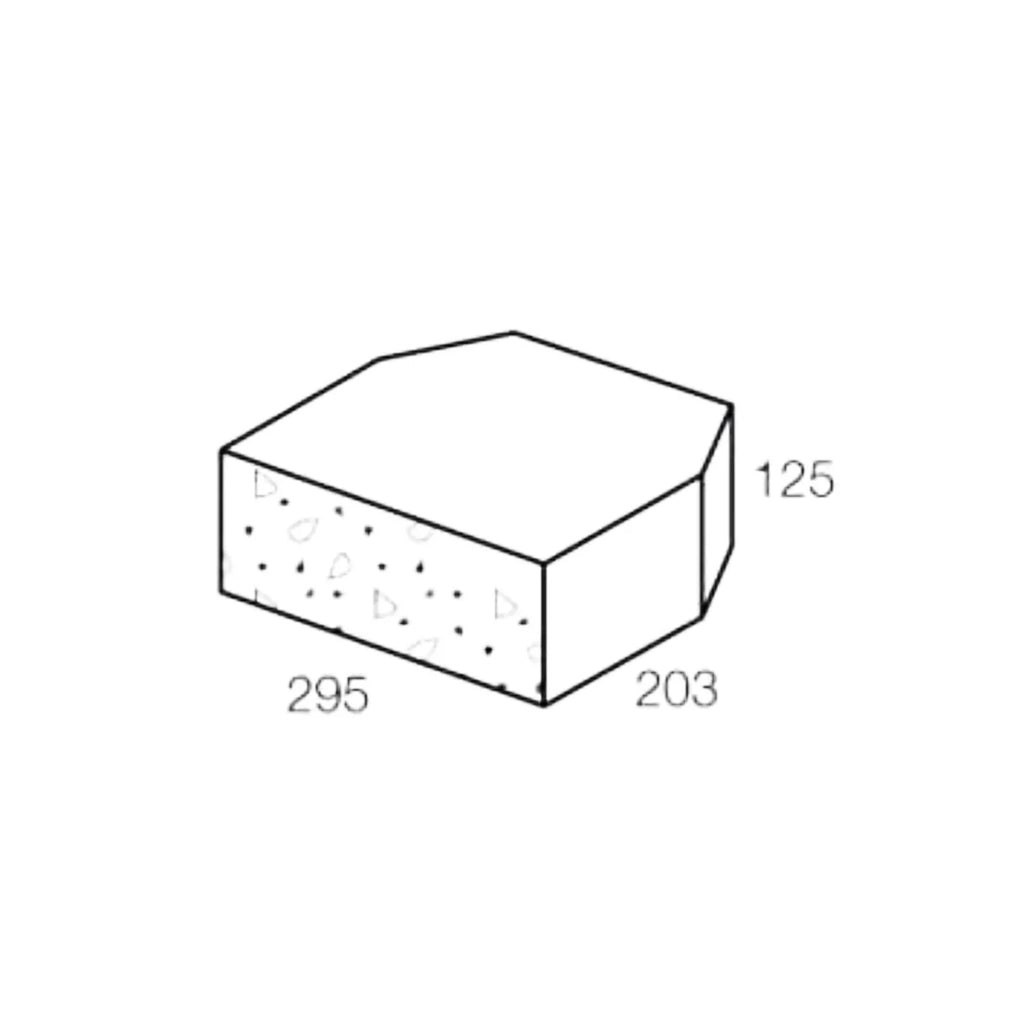 Gardenwall Flushface Dimensions | Retaining Blocks | Australian Landscape Supplies