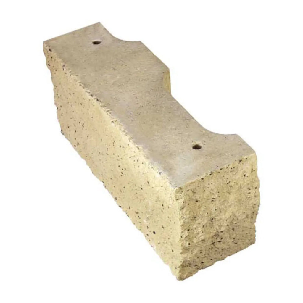 Keystone 133Elite Corner Parchment | Retaining Blocks | Australian Landscape Supplies