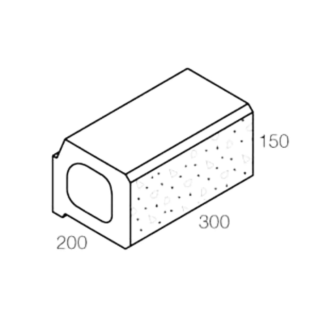 Linearwall Standard Dimensions | Retaining Blocks | Australian Landscape Supplies