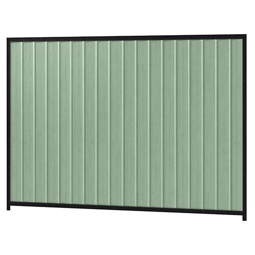 Colorbond Steel Fence Kit - 2400 x 1800mm with Satin Black Frame | Oxworks