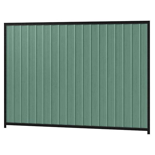 Colorbond Steel Fence Kit - 2400 x 1800mm with Satin Black Frame | Oxworks