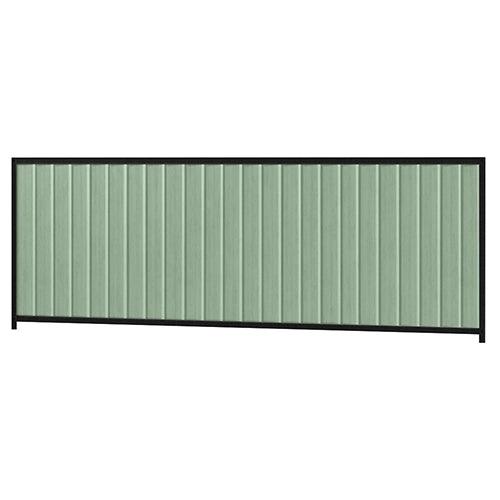 Colorbond Steel Fence Kit - 3180 x 1200mm with Satin Black Frame | Oxworks