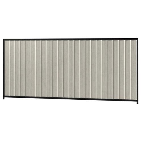 Colorbond Steel Fence Kit - 3180 x 1500mm with Satin Black Frame | Oxworks