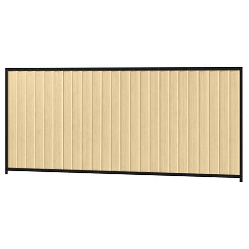 Colorbond Steel Fence Kit - 3180 x 1500mm with Satin Black Frame | Oxworks