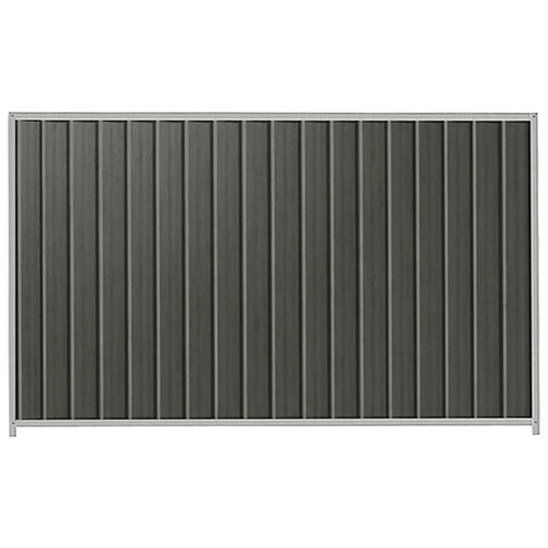 PermaSteel Colorbond Fence Kit in the size of 2.35m x 1.8m with Slate Grey Infill and Shale Grey Frame | Available at Australian Landscape Supplies