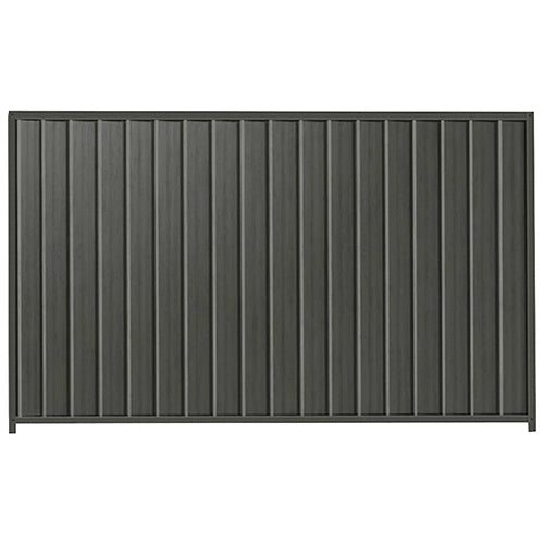 PermaSteel Colorbond Fence Kit in the size of 2.35m x 1.8m with Slate Grey Infill and Slate Grey Frame | Available at Australian Landscape Supplies