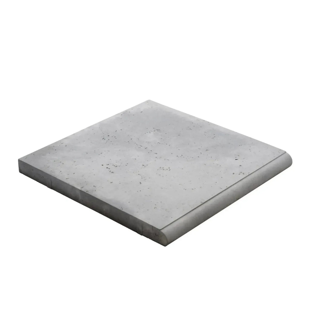 Travertine Bullnose Concrete Paver Silver | Australian Landscape Supplies