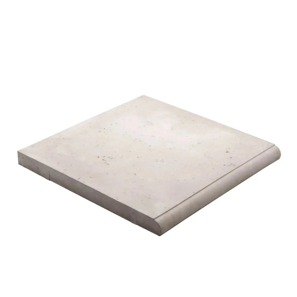 Travertine Bullnose Concrete Paver Smoke | Australian Landscape Supplies