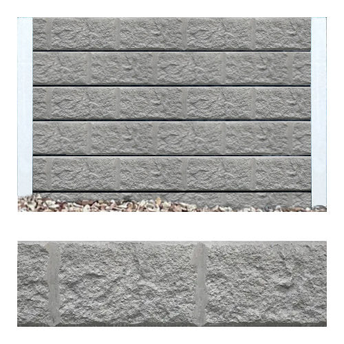 Storm Grey Block Concrete Sleepers - QPRO - Australian Landscape Supplies