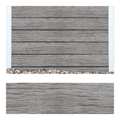 Storm Grey Timber Look Concrete Sleepers - QPRO - Australian Landscape Supplies